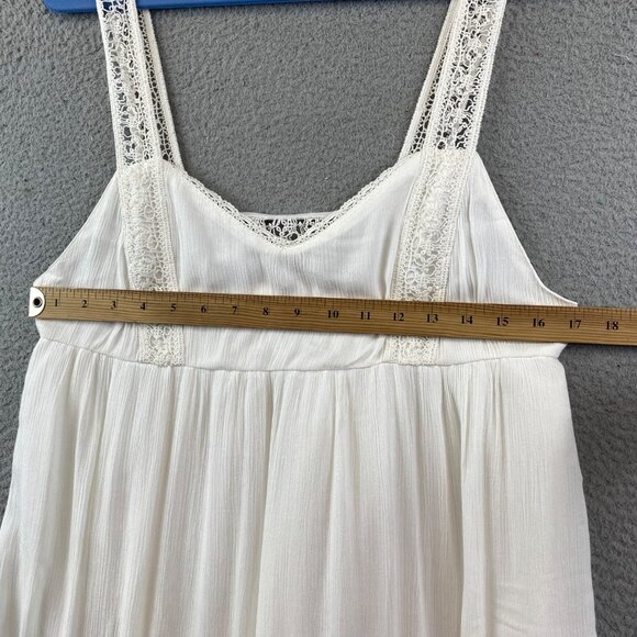 New BCBGeneration Women's Crochet Strap Open Back Short Sundress size M - Picture 8 of 14
